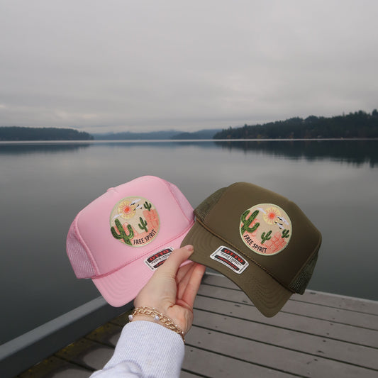 FREE SPIRIT PATCH TRUCKER HAT