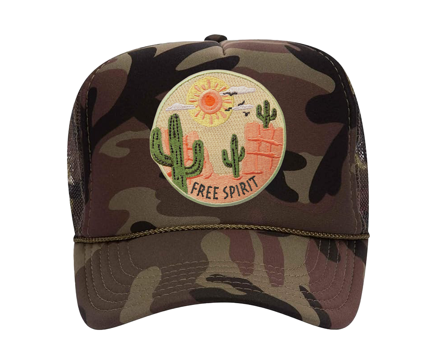 FREE SPIRIT PATCH TRUCKER HAT