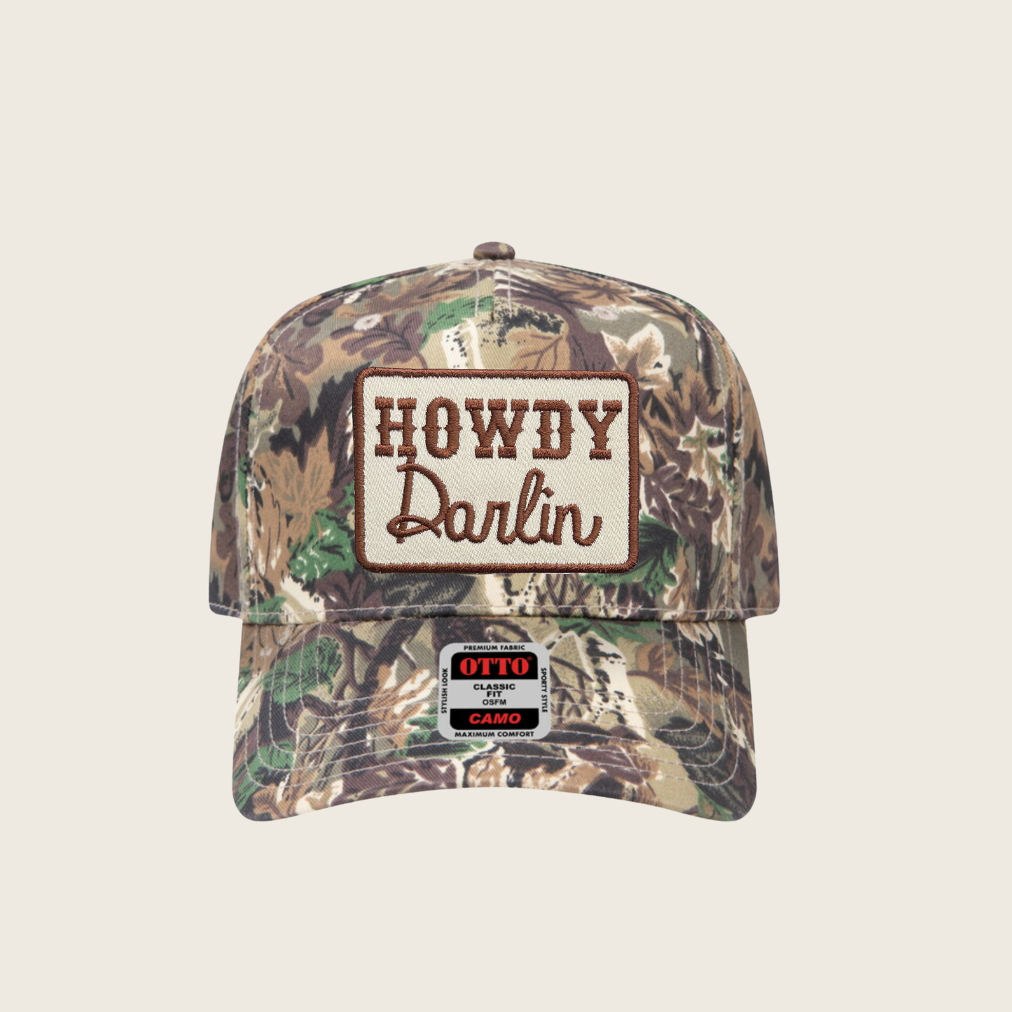 HOWDY DARLIN CAMO HAT