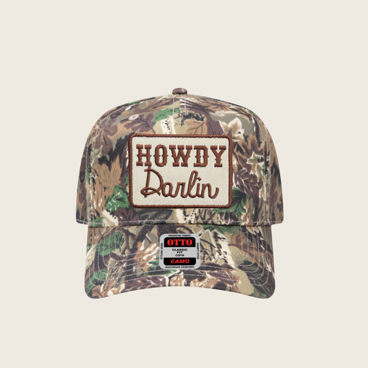 HOWDY DARLIN CAMO HAT