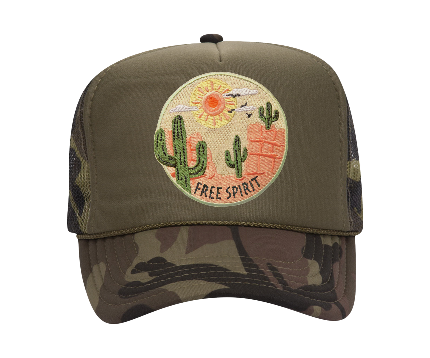 FREE SPIRIT PATCH TRUCKER HAT