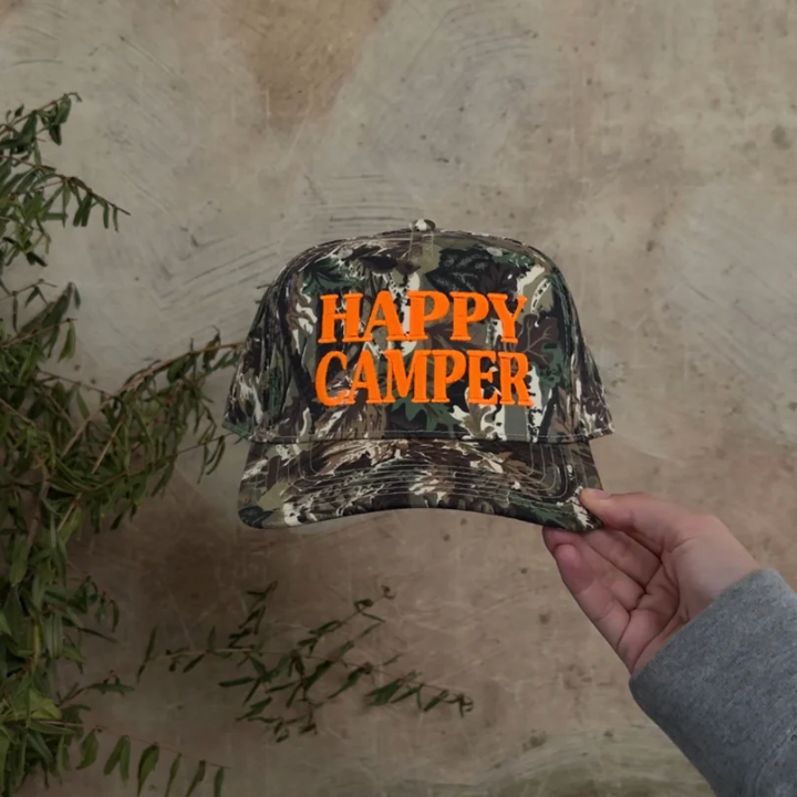HAPPY CAMPER HAT